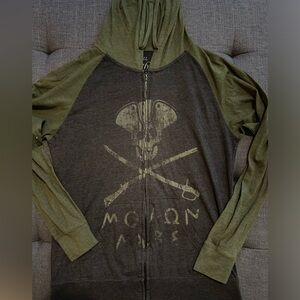 Women’s lightweight 1776 United Moan Labe sz S zip-up hoodie